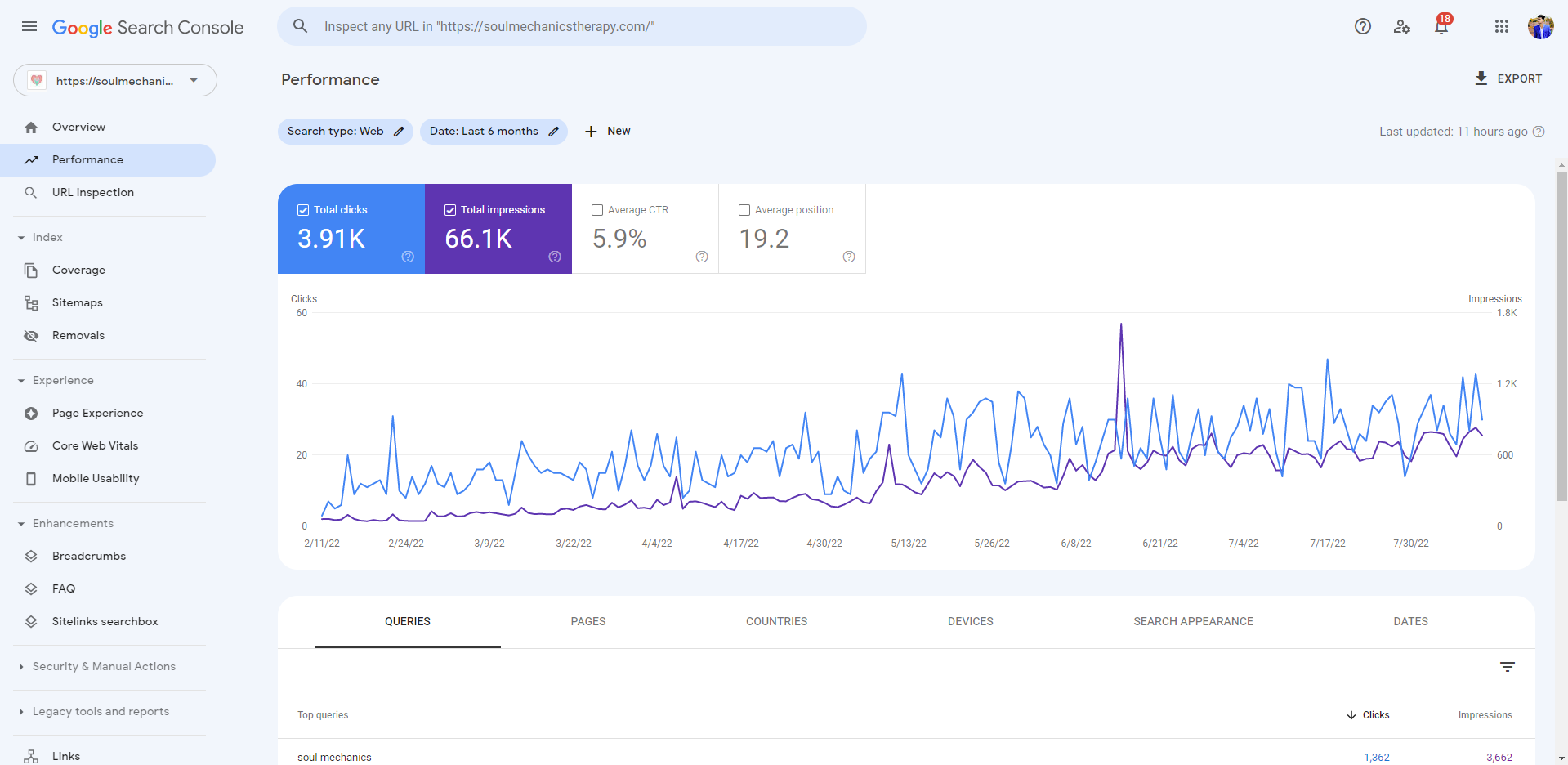 Search Console Report