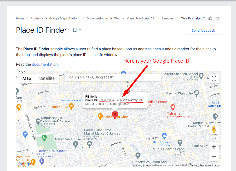 Find Google Place ID
